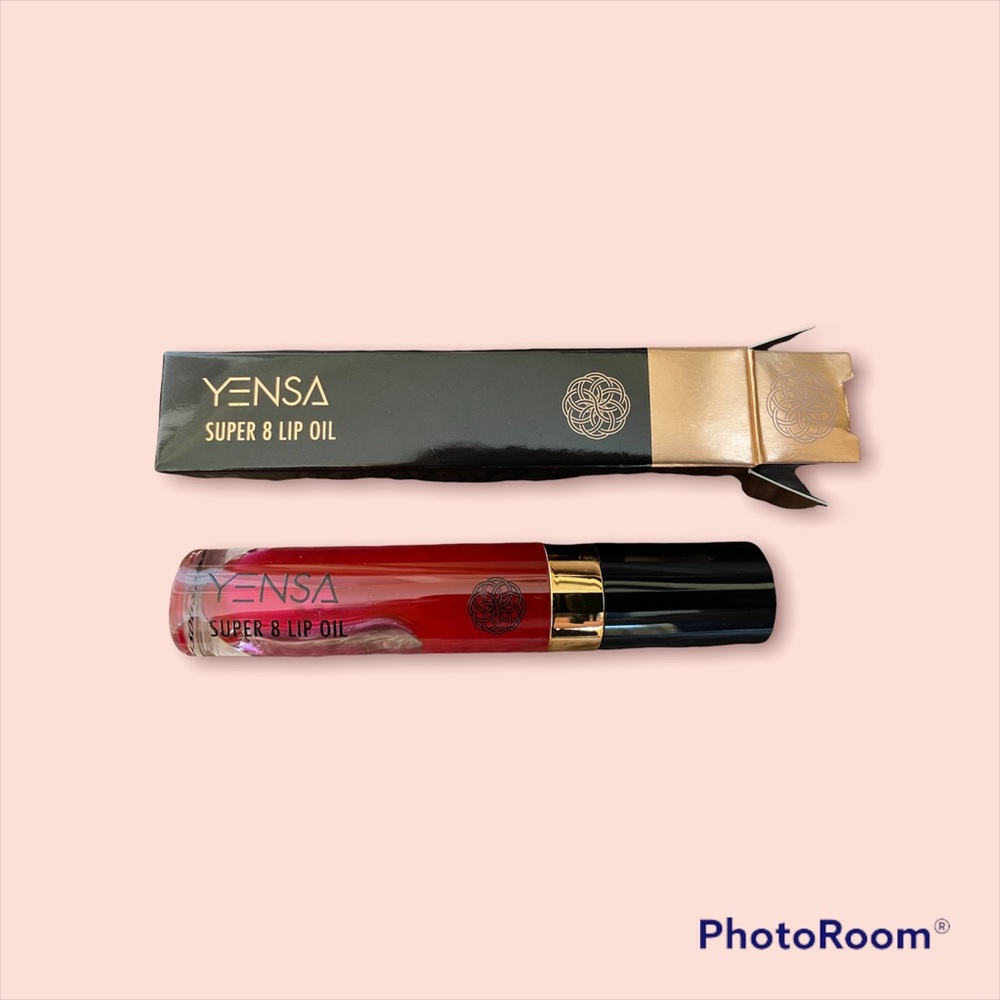 NIB Yensa Super 8 Lip Oil in Pink Shine